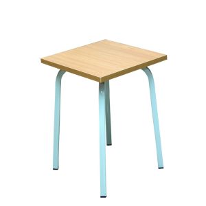 Stool on a metal frame