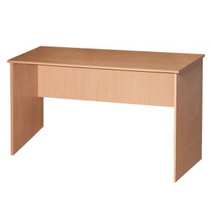 A desk without a shelf