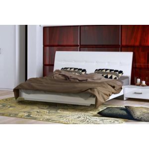 Bed "Roma" 1.6x2.0 with soft back, lifting mechanism and frame